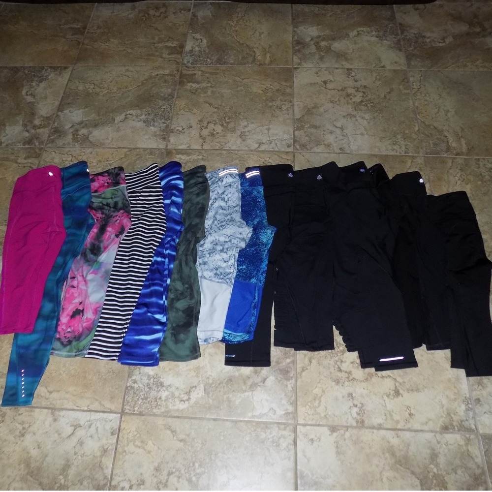 Athleta Leggings Bundle Lot of 15 Women Small Multicolor Yoga Running Activewear